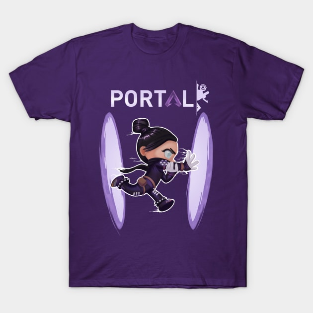 Wraith Portal T-Shirt by StudioBonnieClyde